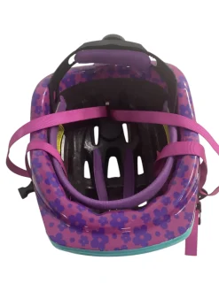 Used Schwinn FLOWER BIKE HELMET Bike Helmet Pink One Size