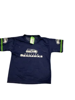 Used SEAHAWKS YOUTH JERSEY FB Top Adult Navy Blue SM