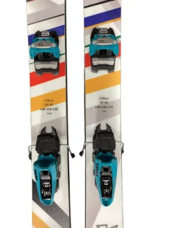 Used SEGO SKI CO. US AK Womens Downhill Ski/Binding White 176 cm