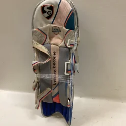 Used SG CRICKET RSD PROLITE SHINS FH Shin Guards Royal Blue 20"