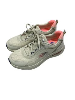 Used Sketchers Running/X-Train Shoes W Pink And White Senior 7.5