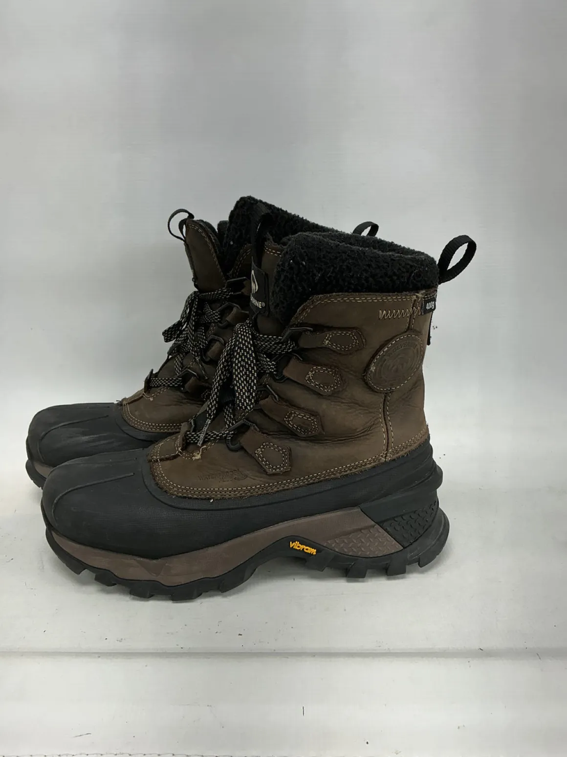 Used Snow/Hunt/Hike Boots M Brown And Black Senior 7.5