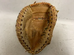 Used Spalding Mike Heagen 42-6416 Baseball First Base LH Throw Brown 12