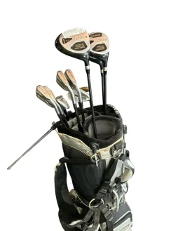 Used Spalding TOUR FLITE II/ZEVOIRONS Mens Package Set RH Black 13 Piece