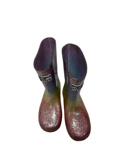 Used SPARKLE IN PINK Rain Boots Youth 13.0