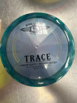 Used Streamline PROTON TRACE Disc Golf Driver Green
