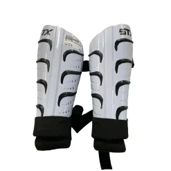 Used STX FH Shin Guards White 12"