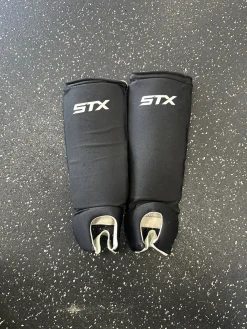 Used STX REVERSIBLE SHIN GUARDS FH Shin Guards Black 10"
