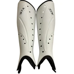 Used STX SG FH Shin Guards White 13"