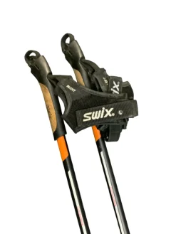Used Swix QUANTUM 07 165CM Mens XC Ski Poles Grey 165 cm / 65 in