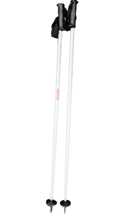 Used Swix TECHLITE PR Girls DH Ski Pole White 105 cm / 42 in