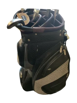 Used Taylormade CALLAWAY/TAYLORMADE/PING Womens Package Set LH Black 10 Piece