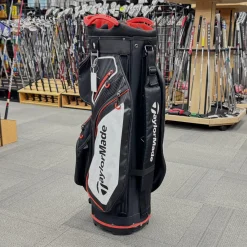 Used Taylormade PRO Men's Cart Bag White/Black/Red