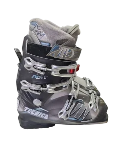 Used Tecnica ATTIVA Womens DH Ski Boot Grey 265 MP - M08.5 - W09.5