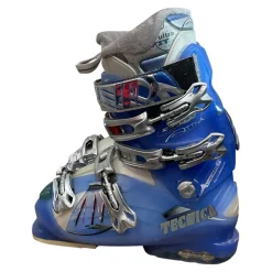 Used Tecnica 10MODO ATTIVA Womens DH Ski Boot Royal Blue 245 MP - M06.5 - W07.5