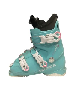 Used Tecnica PEARL JT 3 Girls DH Ski Boot Teal 225 MP - J04.5 - W5.5