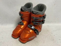 Used Tecnica TJR SUPER Boys DH Ski Boot Orange 215 MP - J03