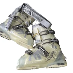 Used Tecnica VIVA PHOENIX SERIES MAX 10 SKI BOOTS Womens DH Ski Boot Tan 255 MP - M07.5 - W08.5