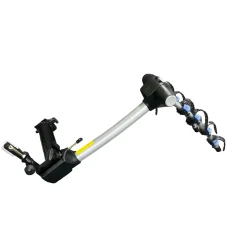 Used Thule APEX SWING AWAY 4 BIKE HITCH RACK Rear Mount Carrier Black