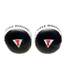 Used Title Boxing Pads White