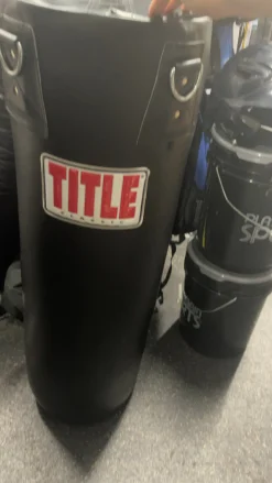Used Title 80LB BAG Boxing Heavy Bag Black 80 lb