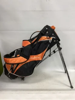 Used Tommy Armour TEEN STAND BAG Jr Stand Bag Black And Orange
