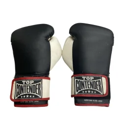 Used Top Contender Boxing Gloves Black LG
