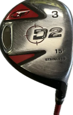Used Top Flite D2 Mens Fairway Wood RH 3 Wood