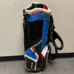 Used Top Flite Jr Stand Bag Black/Royal/Red