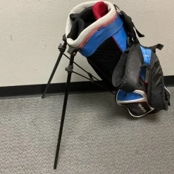 Used Top Flite Jr Stand Bag Black/Royal/Red