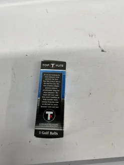 Used Top Flite LONG AND SOFT GOLF BALLS 3 Ball - Golf Ball Sleeve