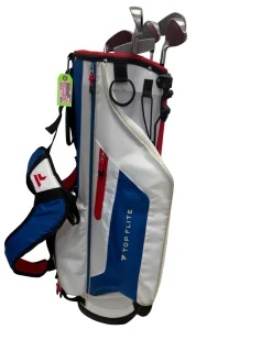 Used Top Flite Mens Golf Package Set RH White 6-Piece