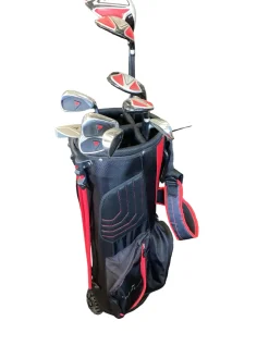 Used Top Flite TI MATRIX Mens Package Set RH Red 11 Piece