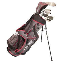 Used Top Flite TOP FLIGHT STAINLESS 11 PIECE PKG Mens Package Set RH Black 11 Piece