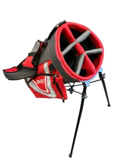 Used Top Flite 6 WAY STAND BAG Mens Stand Bag Red