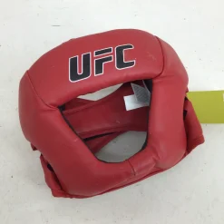 Used UFC JR PROTECTIVE HEADGEAR Boxing Headgear Red