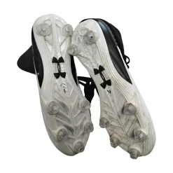 Used Under Armour Adult FB Cleats White Senior 7