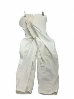 Used Under Armour Adult FB Integrated Pants White MD