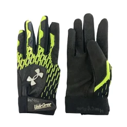 Used Under Armour BB/SB Batting Gloves Green SM