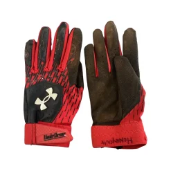 Used Under Armour BB/SB Batting Gloves Red SM