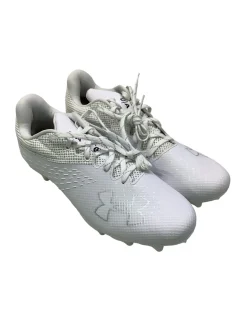 Used Under Armour BLUR SELECT MC Adult FB Cleats White Senior 9