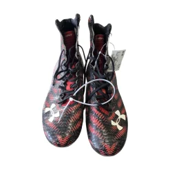 Used Under Armour CLUTCH FIT SZ9 Adult FB Cleats Red Senior 9