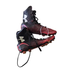 Used Under Armour CLUTCH FIT SZ8.5 Adult FB Cleats Red Senior 8.5