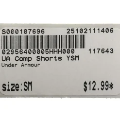 Used Under Armour Compression Shorts Youth SM