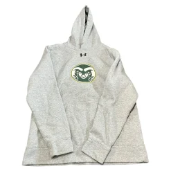 Used Under Armour CSU Hoodie Sweatshirt M Grey MD