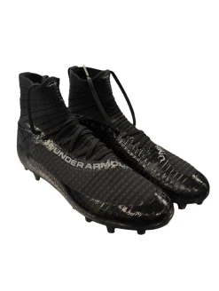 Used Under Armour INTELLIKNIT Adult FB Cleats Black Senior 11