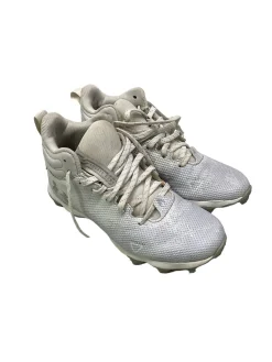 Used Under Armour LOCKED DOWN BB/SB Cleats White Junior 03