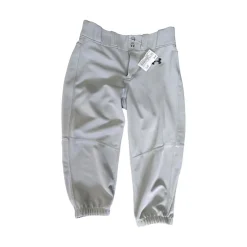 Used Under Armour SOFTBALL PANYS YTH MD BB/SB Pant Girls Grey MD