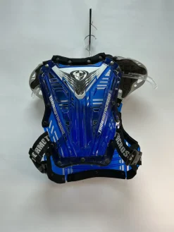 Used Under Armour THOR CHEST PLATE Bike Shoulder Pads Navy Blue LG