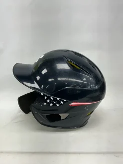 Used Under Armour UA BB/SB HELMET Batting Helmet No Mask Navy Blue One Size